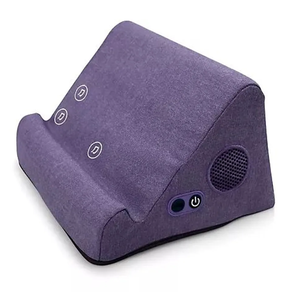 GROOVZ DUO TABLET PILLOW WITH INDUCTION SPEAKER - PURPLE