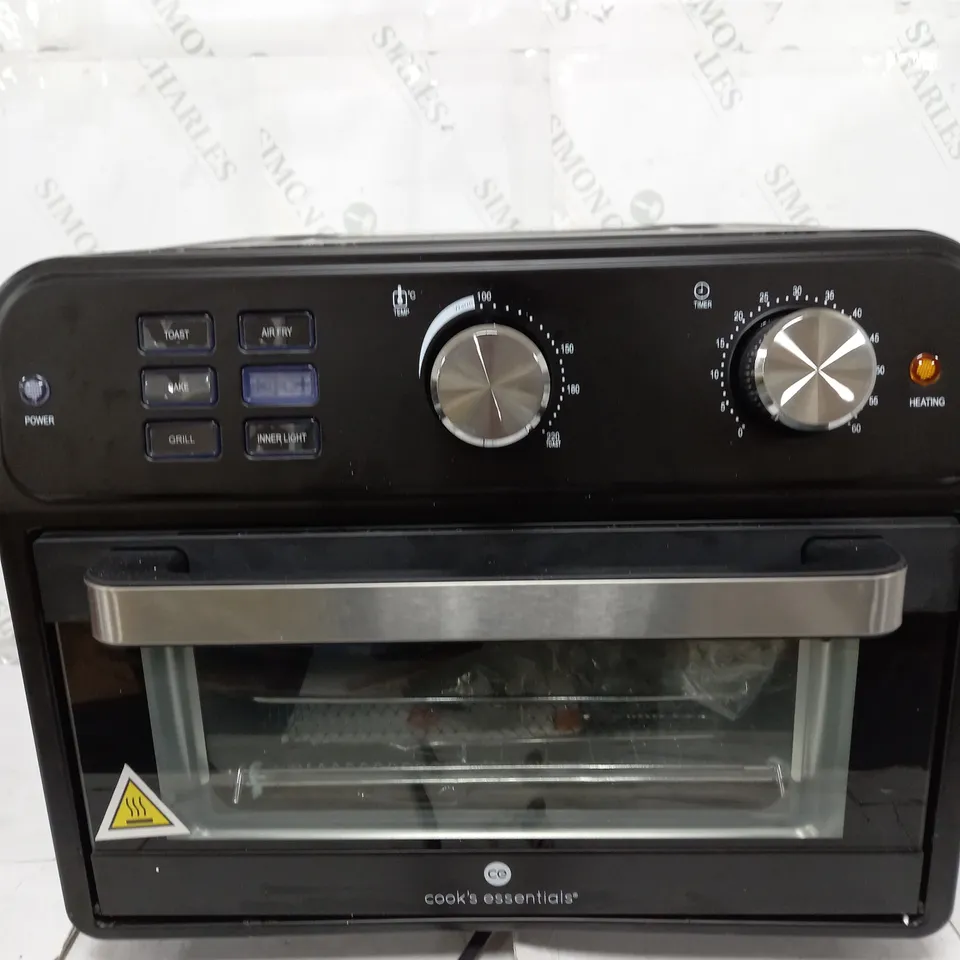 COOK'S ESSENTIAL 21-LITRE AIRFRYER OVEN IN BLACK
