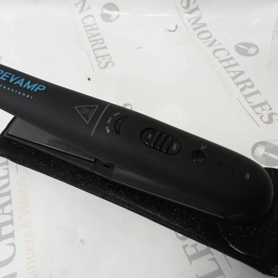 UNBOXED REVAMP PROGLOSS LIBERATE LIGHTWEIGHT AND COMPACT PORTABLE CORDLESS STRAIGHTENER