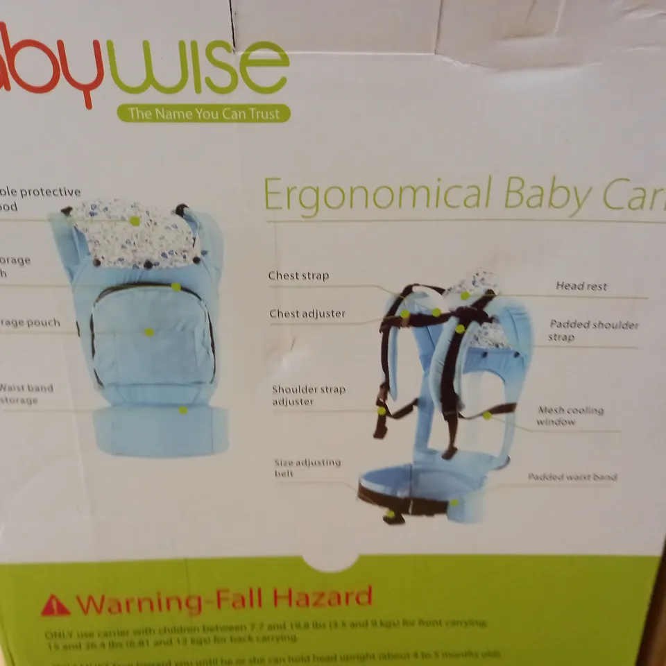 BOXED BABY WISE ERGONOMICAL BABY CARRIER