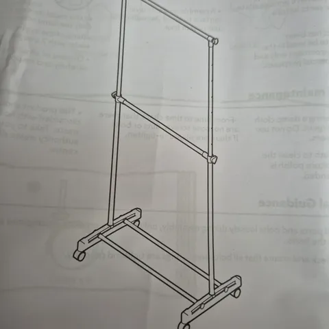 3 X BOXED GREY AND CHROME 2-TIER CLOTHES RAIL - COLLECTION ONLY