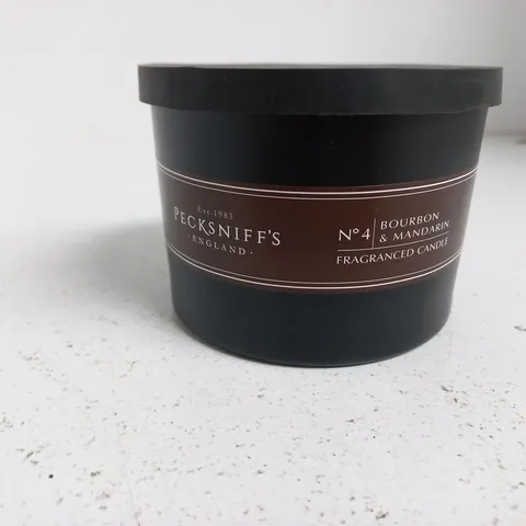 PECKSNIFF'S ENGLAND NO.4 BOURBON & MANDARIN FRAGRANCED CANDLE