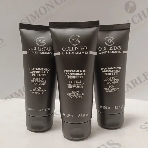 BOX OF APPROX 60 X 100ML COLLISTAR LINEA UOMO PERFECT ABDOMINAL TREATMENT 