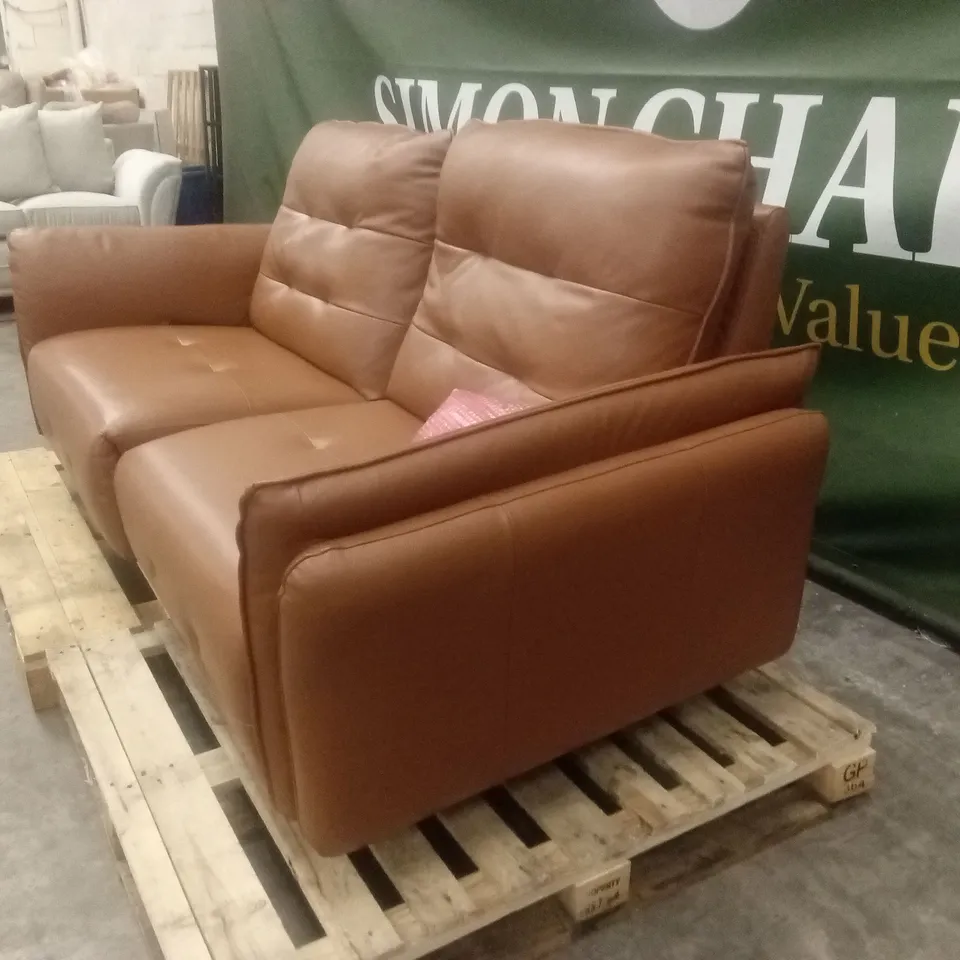 QUALITY DESIGNER ITALIAN MADE BOLZANO 2 SEATER POWER RECLINING LEATHER LOVESEAT SOFA