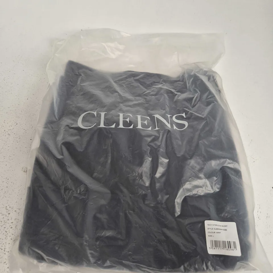 CLEENS TECH INTERLOCK SHORT – NAVY – SIZE L