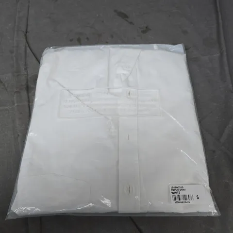 WAT THE BRAND  WHITE POPLIN SHIRT – UK SIZE S