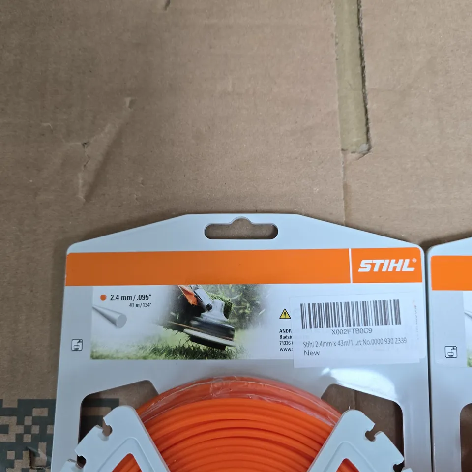 STIHL TRIMMER LINE 2.4 MM (.095) X 41 M – 2 REELS
