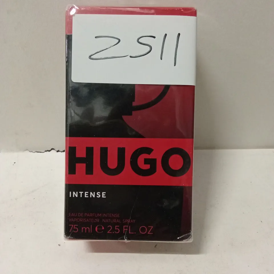 HUGO INTENSE PERFUME / FRAGRANCE BOX (RED NOTES)
