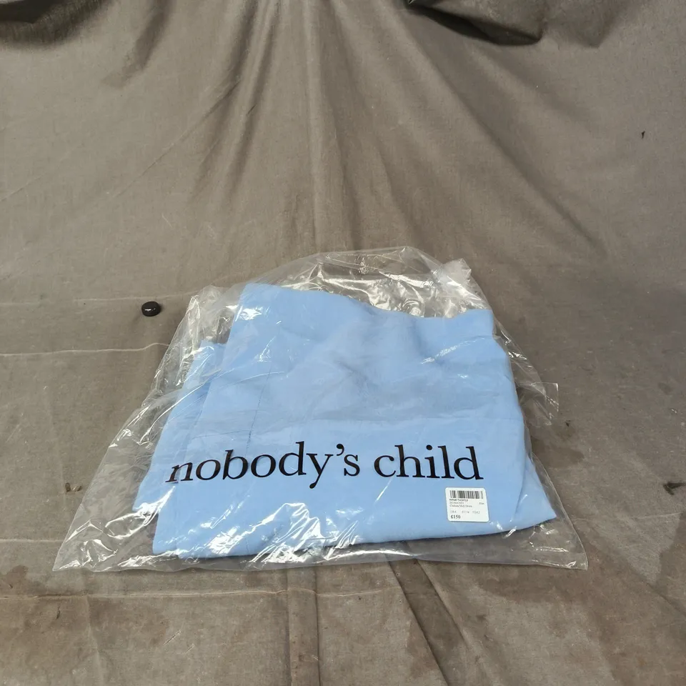 NOBODYS CHILD CHELSEA MIDI DRESS BLUE UK 6  RRP £150