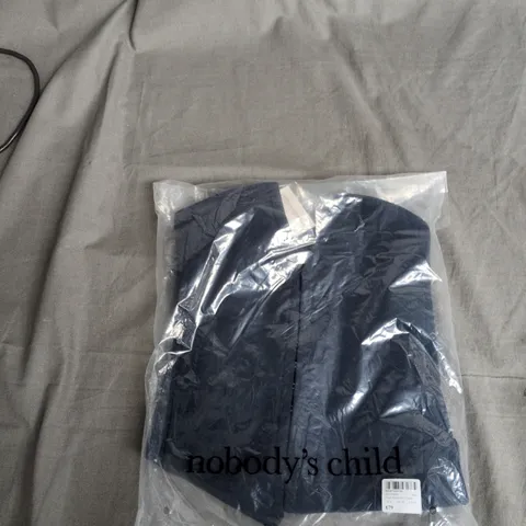 NOBODY'S CHILD NAVY CREPE WAISTCOAT – UK 8 (EU 36, USA 4)