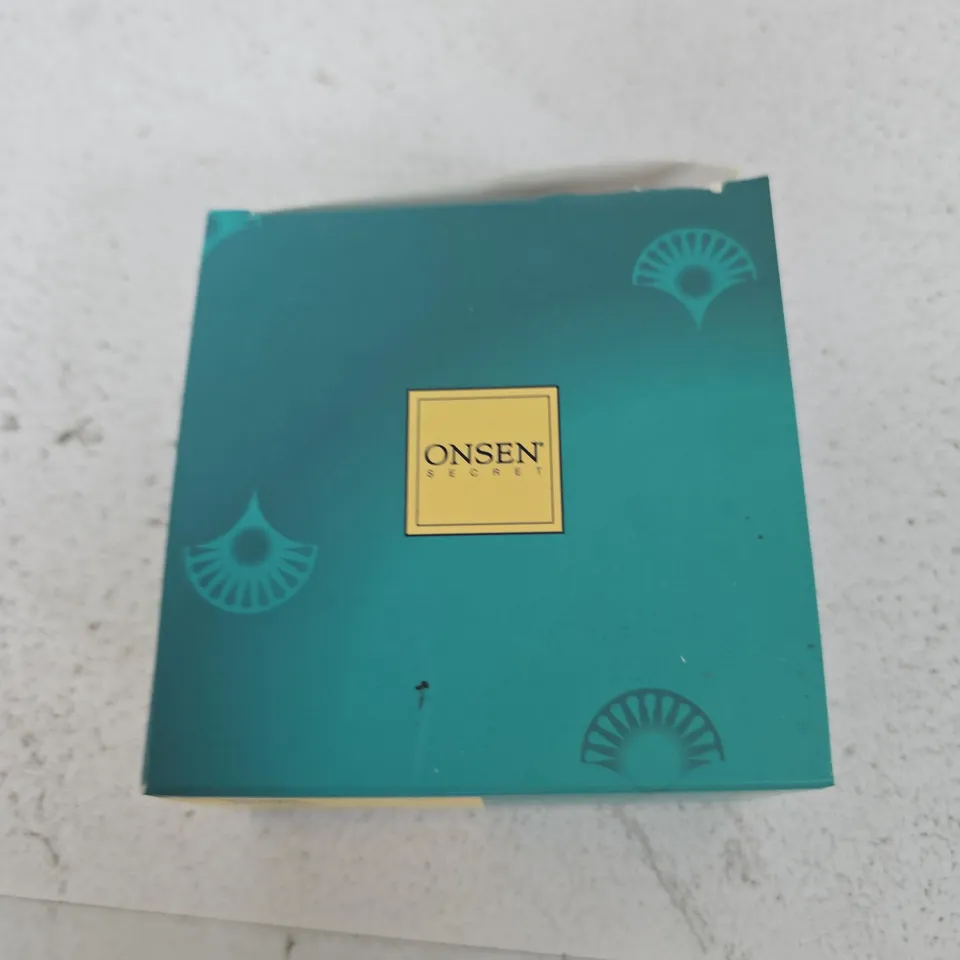 Onsen Secret Oceanic Renewal Gel Mask – Leave-On Overnight Rejuvenation (Teal Box & Jar)