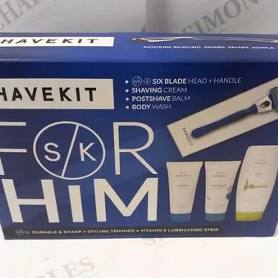 BRAND NEW BOXED SHAVEKIT SK FOR HIM SHAVING KIT