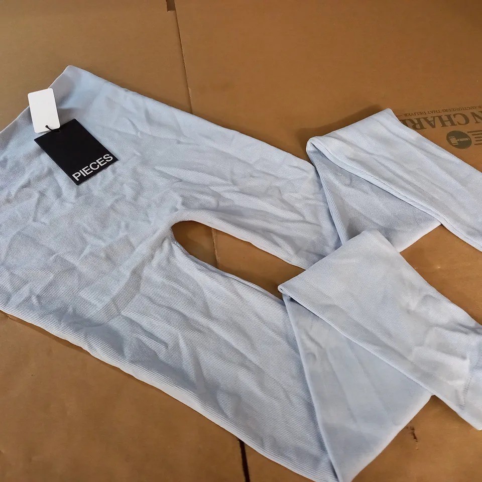 PIECES HIGH WAIST LEGGINGS INBLUE - M/L