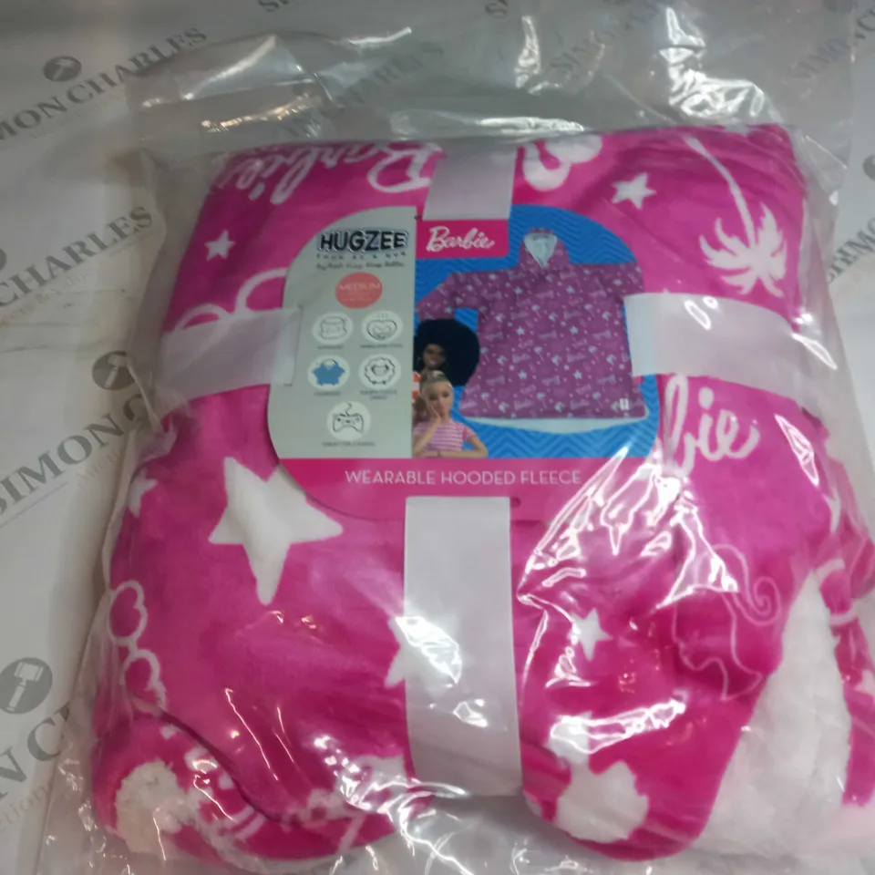 HUGZEE BARBIE WEARABLE HOODED FLEECE - MEDIUM