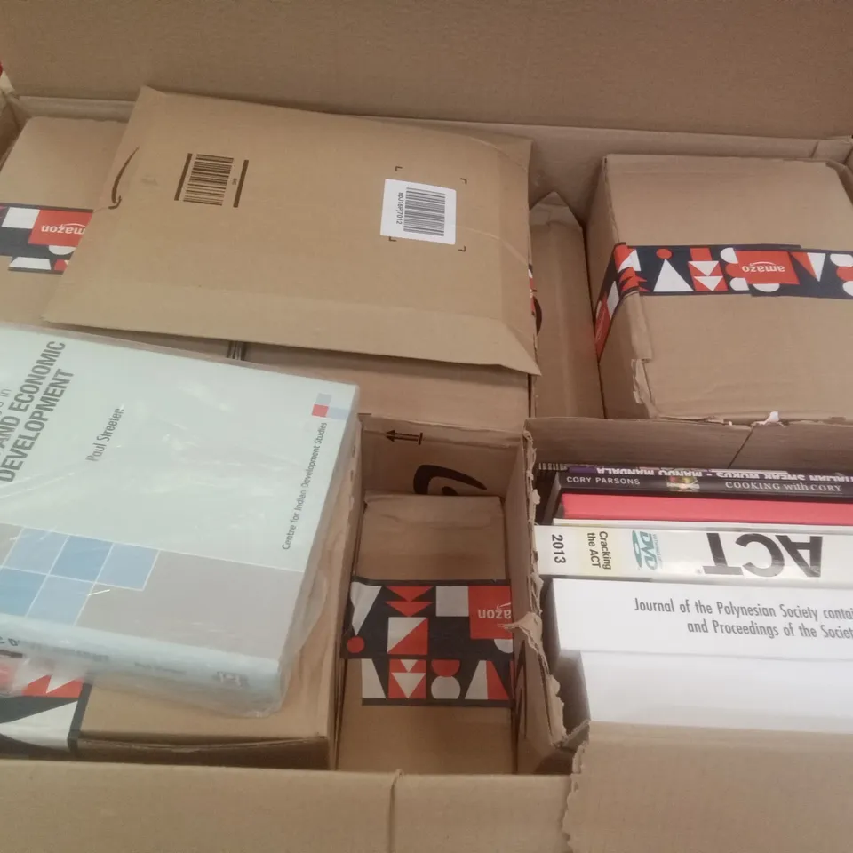 PALLET OF 6 BOXES CONTAINING ASSORTED BOOKS