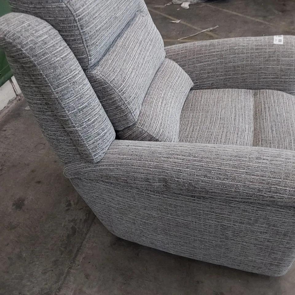 QUALITY BRITISH DESIGNER PARKER KNOLL COLORADO EASY CHAIR GREY FABRIC 