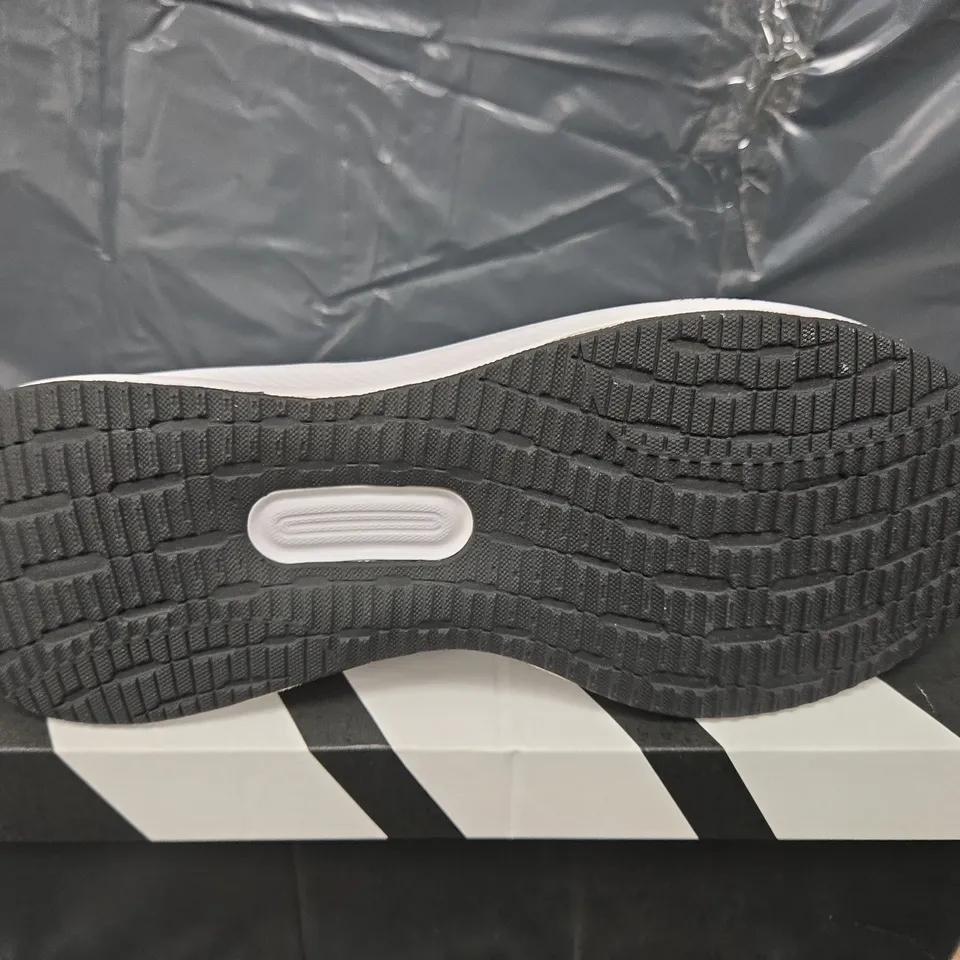 BOXED PAIR OF ADIDAS FUNFALCON 5 TRAINERS IN NAVY - UK 9