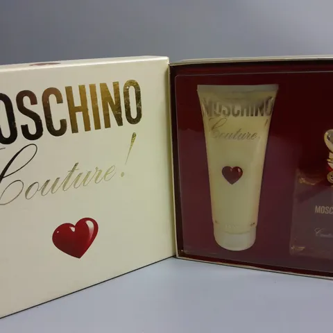 BOXED MOSCHINO COUTURE 2-PIECE BOX SET