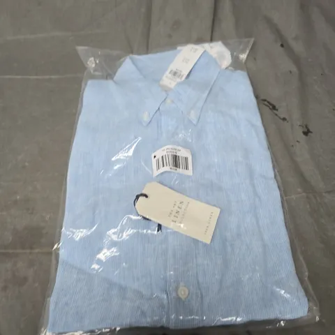 BAGGED ABERCROMBIE AND FITCH LINEN BUTTON SHIRT - SIZE M