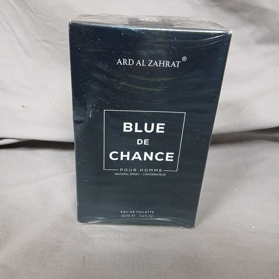 BOXED AND SEALED ARD AL ZAHRAT BLUE DE HANCE POUR HOMME EAU DE TOILETTE 100ML