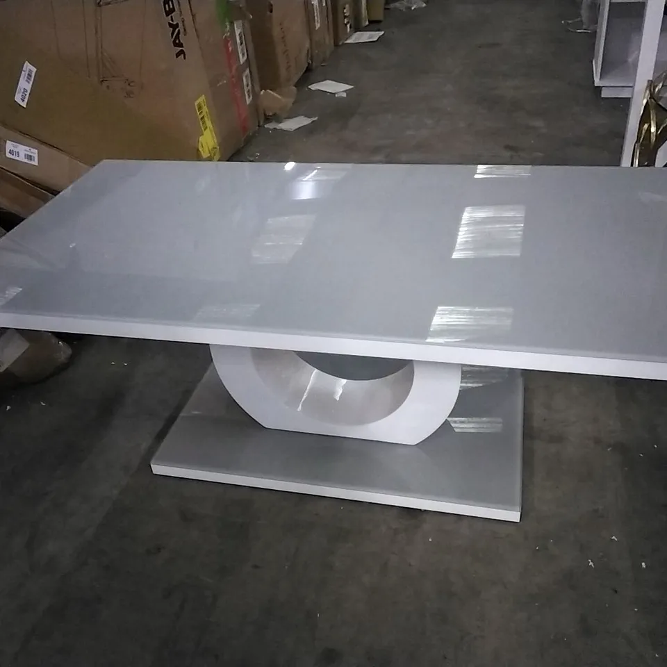 RECULVER UNIQUE HALO HIGH GLOSS COFFEE TABLE - MODERN DESIGN LIVING ROOM TABLE