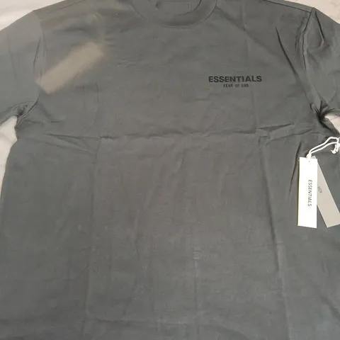 ESSENTIALS FEAR OF GOD BLACK TEE - M