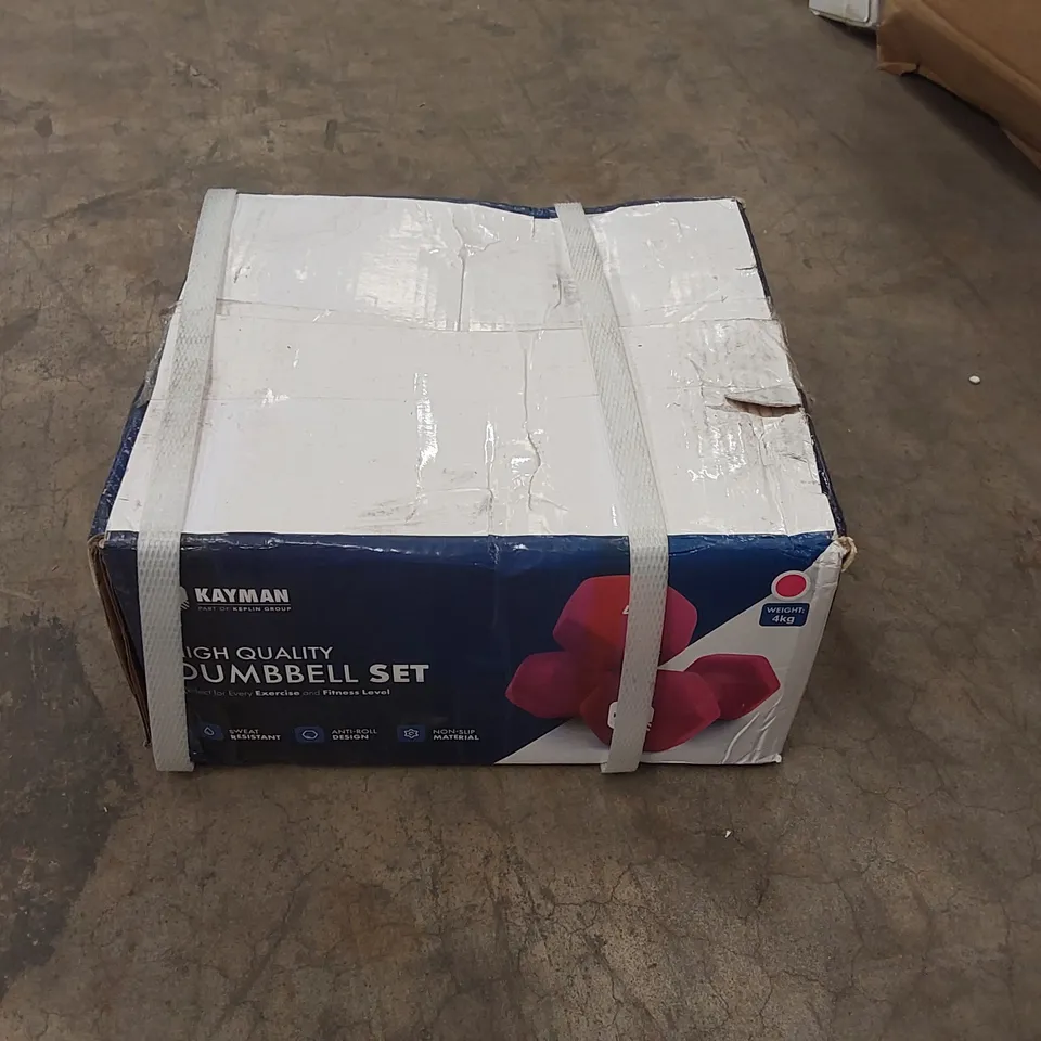 PAIR OF KEPLIN 4KG DUMBELLS 