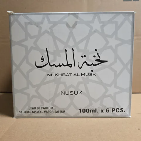 NUSUK NUKHBAT AL MUSK – 6 X 100ML EAU DE PARFUM SET