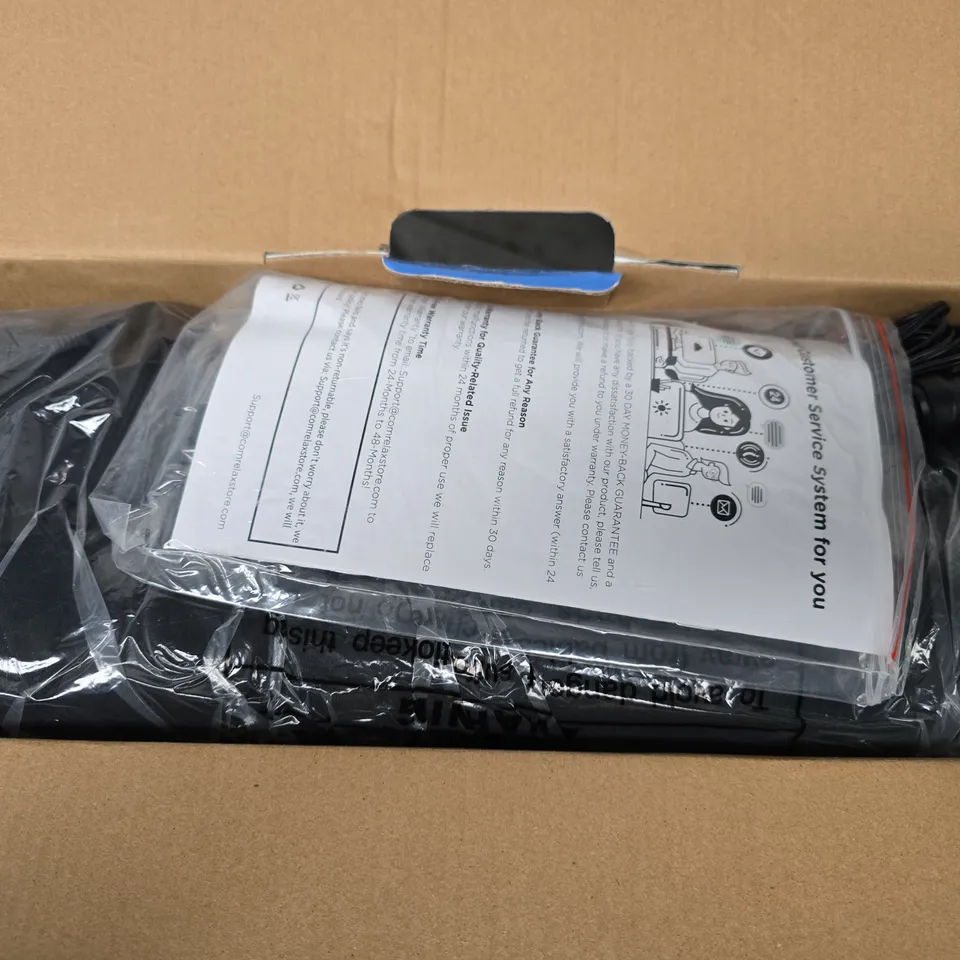 COMRELAX VIBRATION BACK MASSAGE CUSHION WITH HEAT OR COOL – BOXED