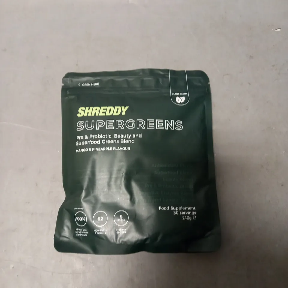 SHREDDY SUPERGREENS 240G 