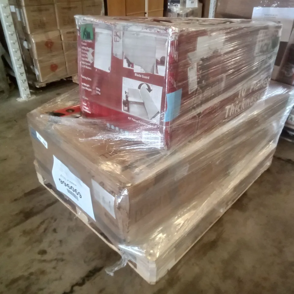 LUMBERJACK TOOLS PT254 PLANER THICKNESSER, HILKA TOOLS 63990004 4 PCE LEVEL SET-TORPEDO AND JLL T350 DIGITAL FOLDING TREADMILL