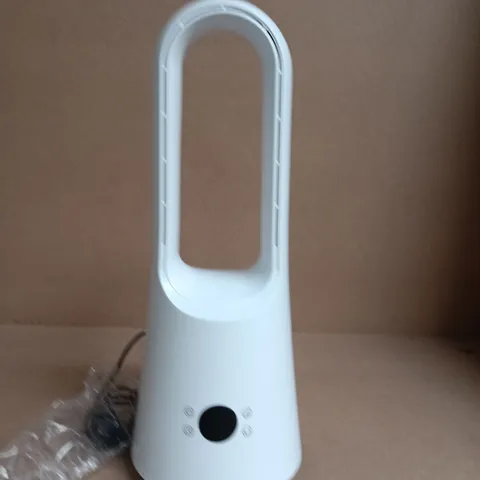 WHITE BLADELESS TOWER FAN