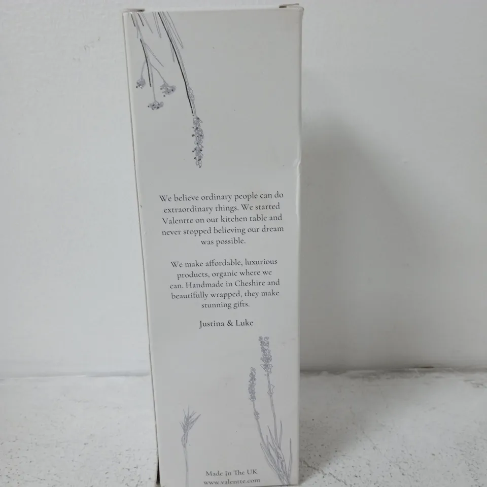 VALETTE LONDON REED DIFFUSER – LEMONGRASS & ROSEMARY, MADE IN THE UK