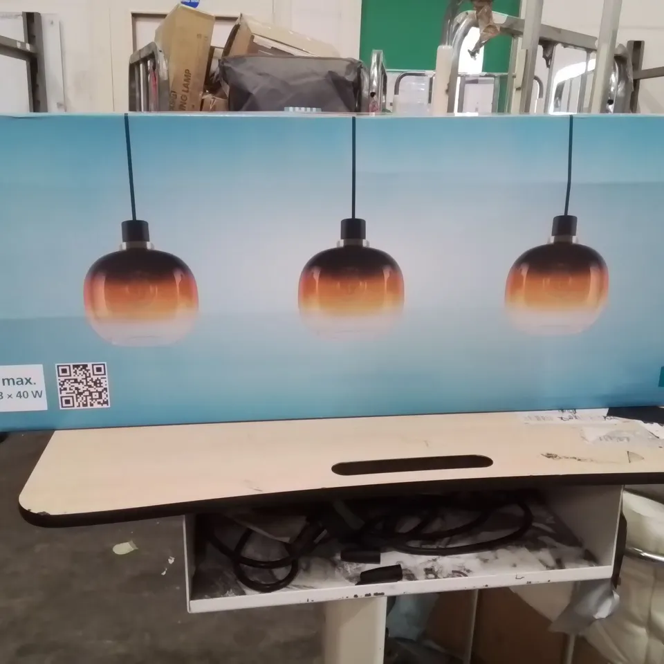 BOXED EGLO 3 CEILING LIGHT OILELLA 