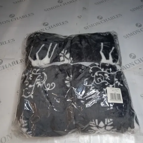 CHRISTMAS STAG COUCH THROW