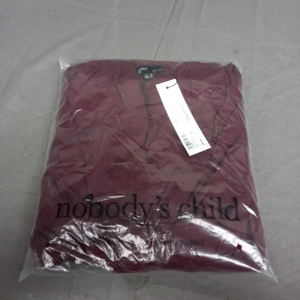 SEALED NOBODYS CHILD STARLIGHT MIDAXI DRESS IN PLANE LINEN PURPLE - UK 10