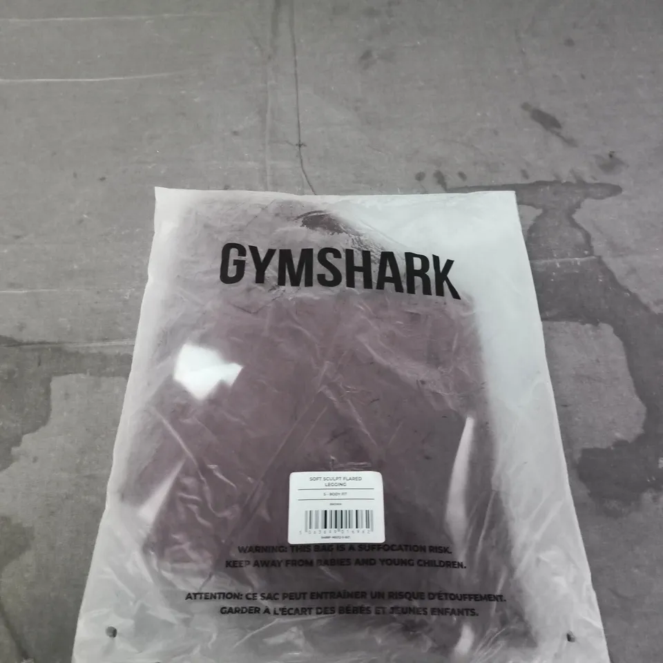 GYMSHARK SOFT SCULPT FLARED LEGGINGS – S BODY FIT, BROWN