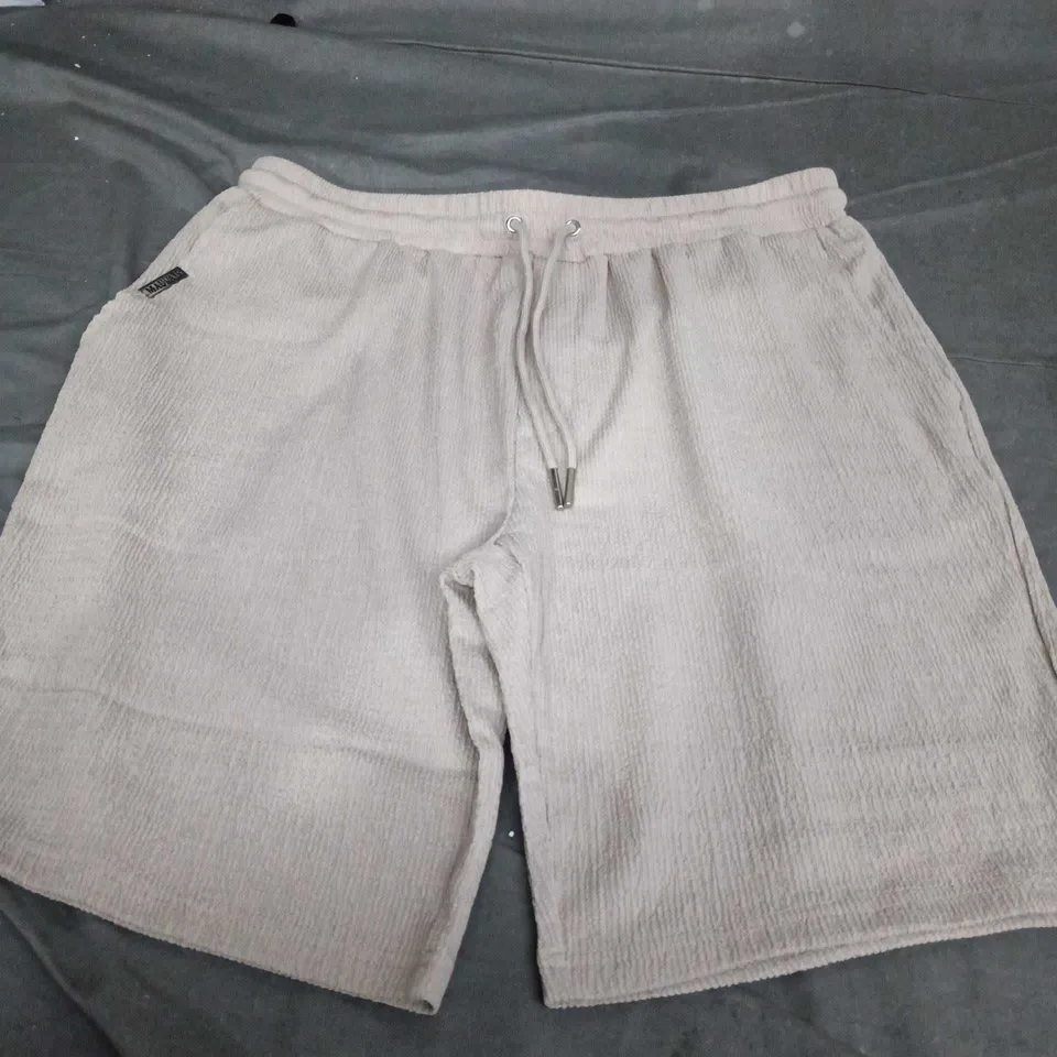 MAUVAIS EIVISSA SHORTS IN TAUPE – UK 32 (W32)