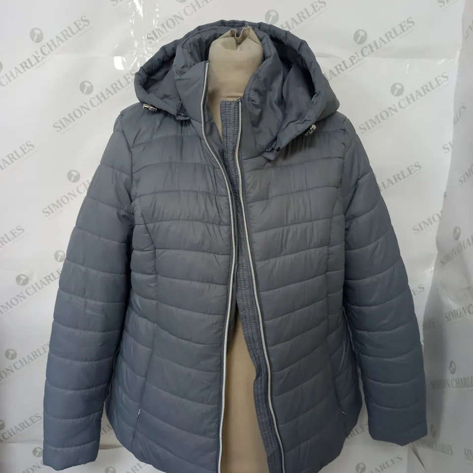 F&F LIGHT WASHED BLUE LIGHTWEIGHT JACKET - UK 16