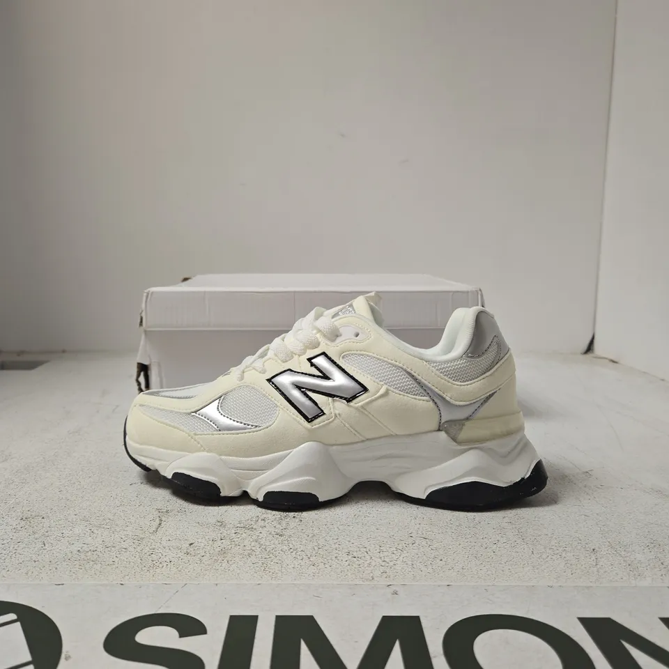 NEW BALANCE SNEAKERS – CREAM/WHITE WITH N LOGO (MEN'S) SIZE UK 4