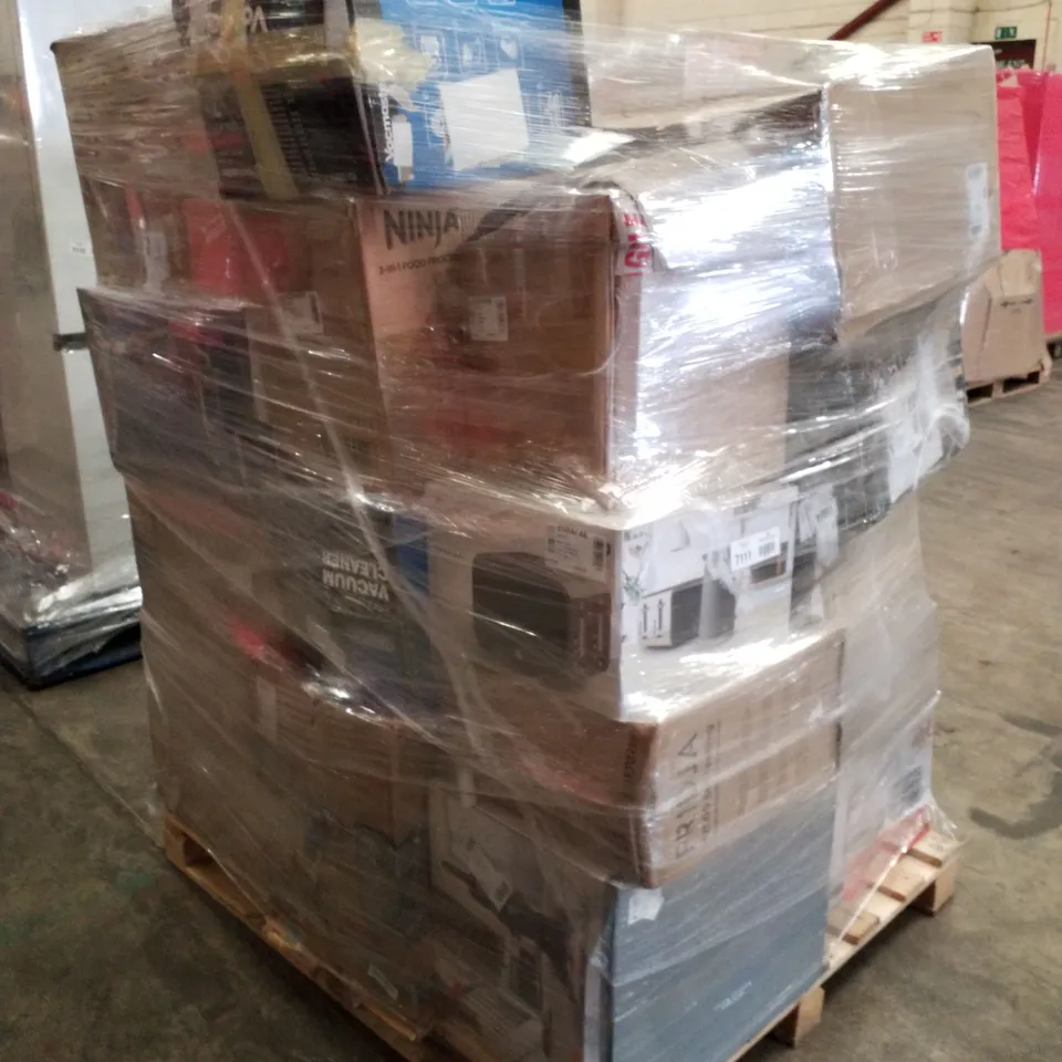 PALLET OF APPROXIMATELY 24 UNPROCESSED RAW RETURN HOUSEHOLD AND ELECTRICAL GOODS TO INCLUDE;