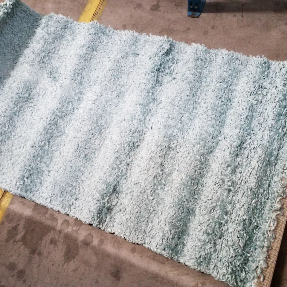 BRAND NEW PACO HOME TRIP 450 AREA RUG IN TURQUOISE (70X140CM)