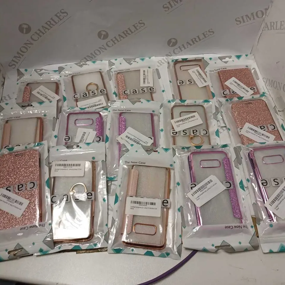 ASSORTED LOT OF 20 PHONE CASES TO INCLUDE DIFFERENT COLOURS AND STYLES 