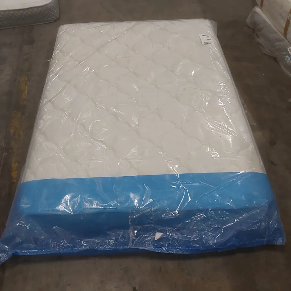 BAGGED DESIGNER DOUBLE 135cm AIRSPRUNG LUXURY QUILTED MEDIUM MATTRESS RRP £229
