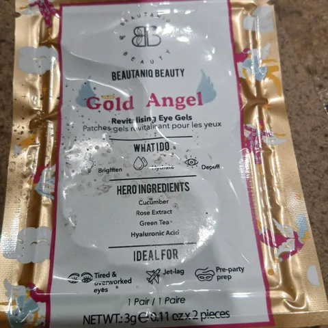 APPROXIMATELY 1200 BEAUTANIQ BEAUTY GOLD ANGEL REVITALISING EYE GEL MASKS – 2 X 3 G