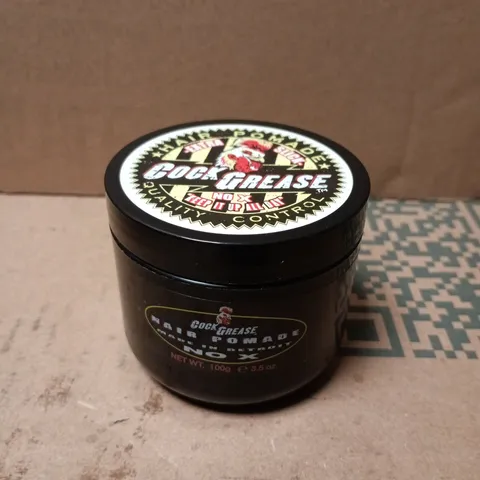 APPROXIMATELY 40 COCK GREASE EXTRA SLICK HAIR POMADES 