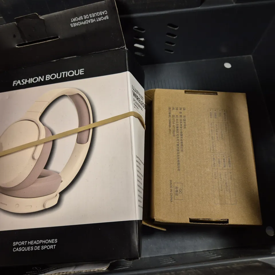 TOTE OF APPROXIMATELY 5 ASSORTED ITEMS TO INCLUDE - TWS EARPHONE M79 , NO FEAR HEADSET , SONY HEADPHONES ETC