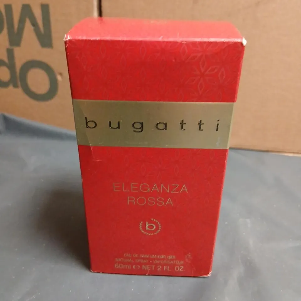 BOXED BUGATTI ELEGANZA ROSSA EAU DE PARFUM 60ML
