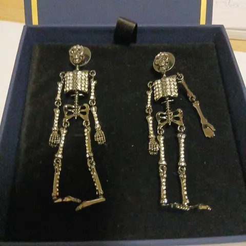 BUTLER & WILSON SKELETON EARRINGS