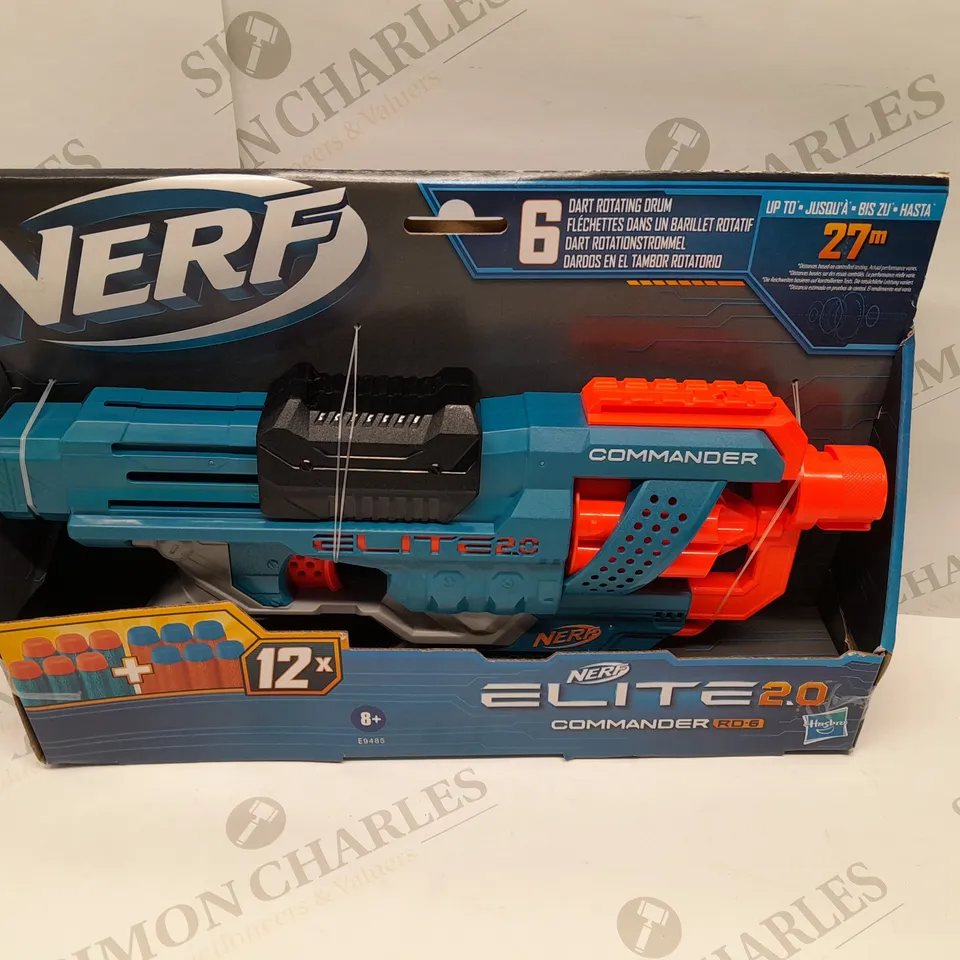 BRAND NEW BOXED NERF ELITE 2.0 COMMANDER RD-6 WITH 6 DART ROTATING DRUM